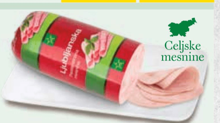 Ljubljanska klobasa Celjske mesnine - Akcija v trgovini Tuš