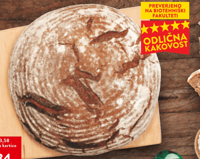 Rženi hlebec Pekarna SPAR - Akcija v trgovini Spar