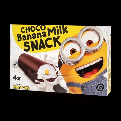 Minioni Čokoladno-mlečno pecivo z banano 108 g - Akcija v trgovini Lidl