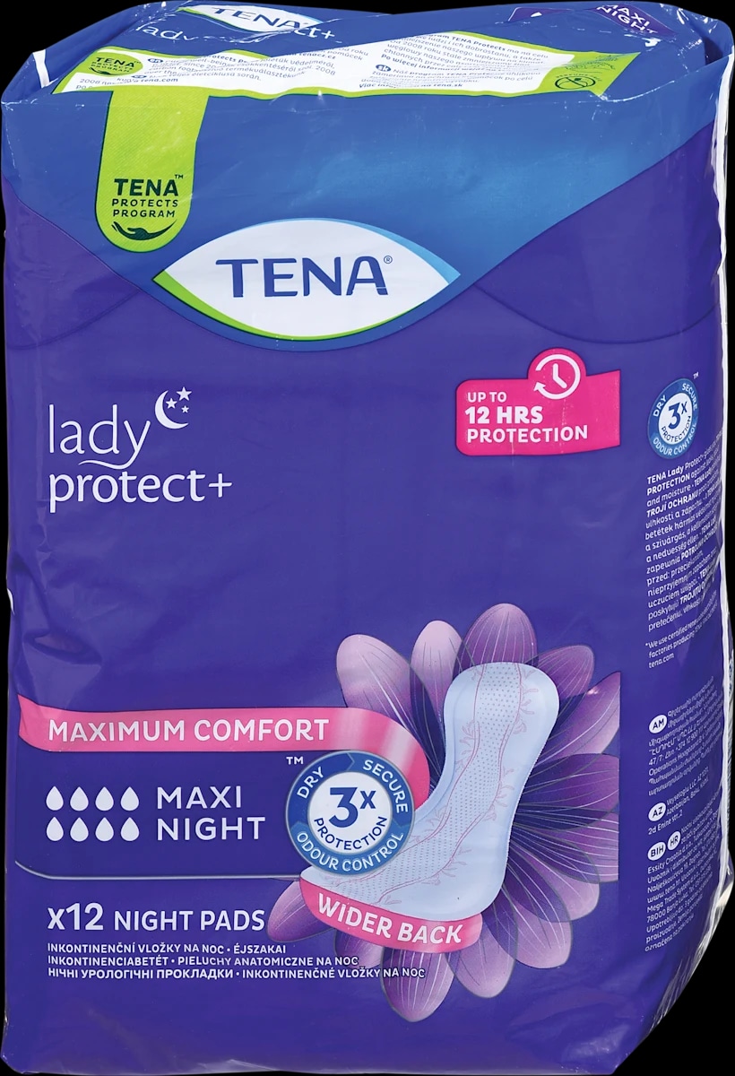 Tena Lady Protect+ Vložki za inkontinenco 12/1 - Akcija v trgovini Tuš
