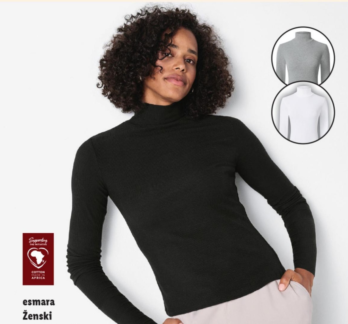 Ženski rebrasti puli esmara - Akcija v trgovini Lidl