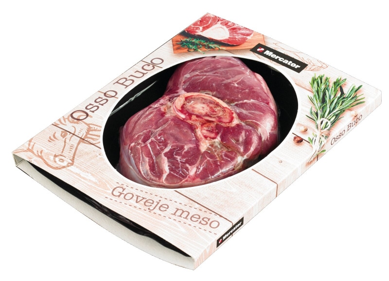 Goveji bočnik s kostjo Mercator - Akcija v trgovini Mercator