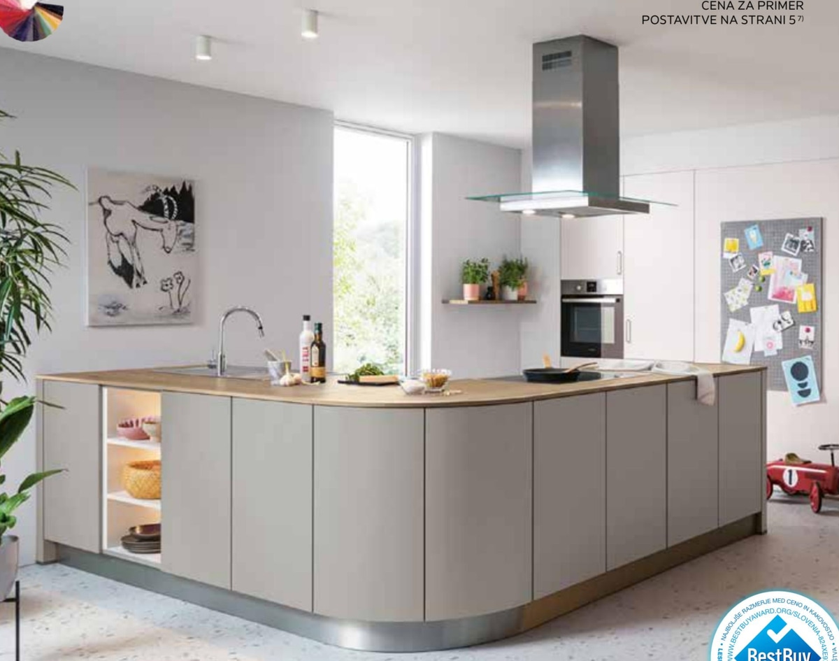 Kuhinja po meri - Akcija v trgovini Lesnina