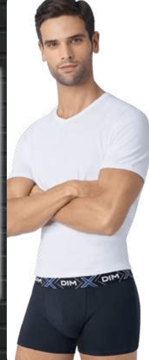 DIM 3X Moška majica na okrogli ali V izrez 3X - Akcija v trgovini E.Leclerc