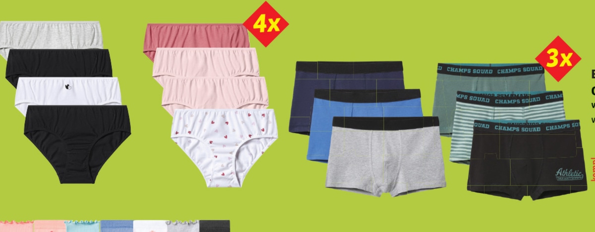 ESMARA KIDS Otroške spodnjice 3x - Akcija v trgovini Lidl