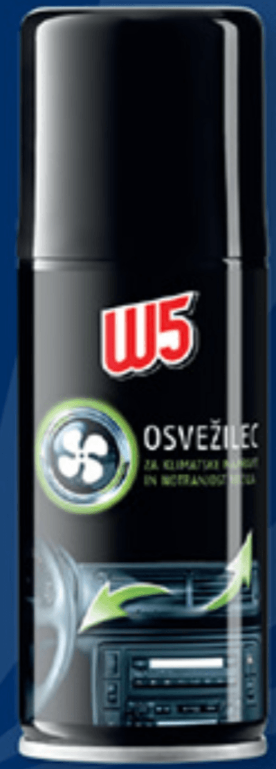 W5 Osvežilec za klimatske naprave in notranjost vozila 100 ml - Akcija u trgovini Lidl