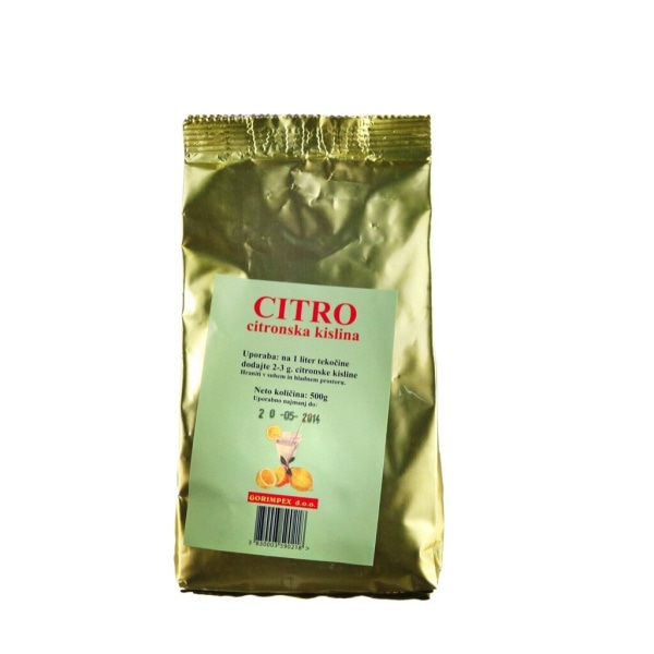 Citronska kislina Citro 20 g ali 500 g - Akcija v trgovini Mercator