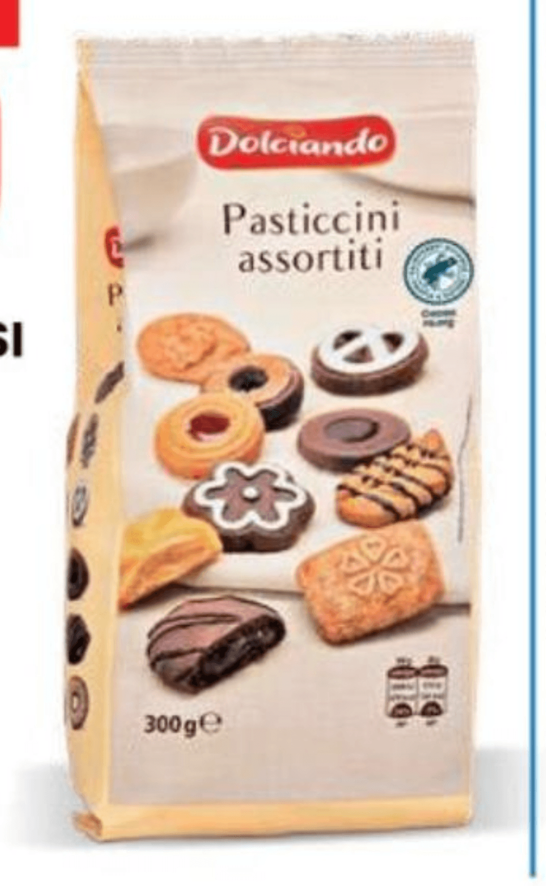 Polnozrnati ajdovi keksi Frollini 700 g Dolciando - Akcija v trgovini Eurospin