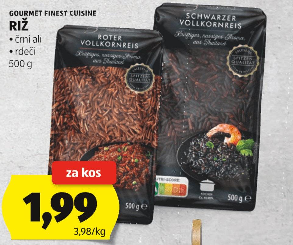 Gourmet Finest Cuisine riž 500 g Akcija v trgovini Hofer