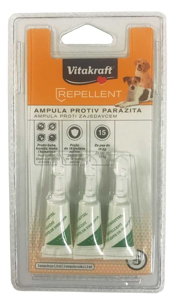 Vse biocidne ovratnice in ampule Spot On Vitakraft Akcija v trgovini E.Leclerc