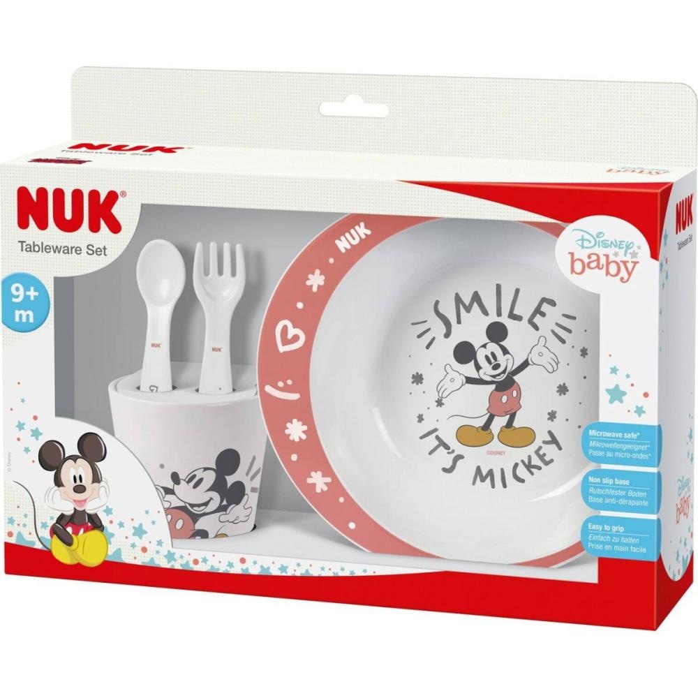 Jedilni komplet Disney Mickey NUK - Akcija v trgovini E.Leclerc