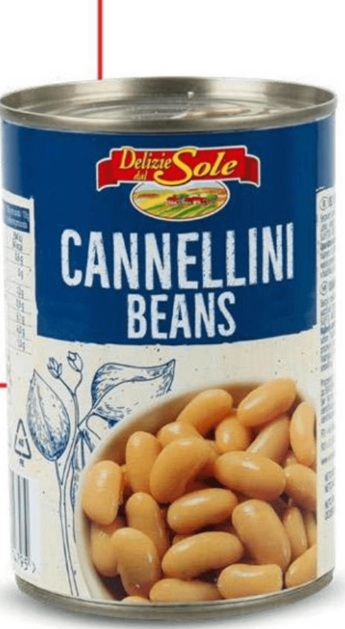 Delizie Sole Beli fižol Cannellini 400 g - Akcija v trgovini Eurospin