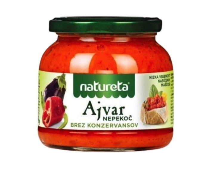 Kamniška gorčica ali ajvar Natureta 540 g Akcija v trgovini Spar