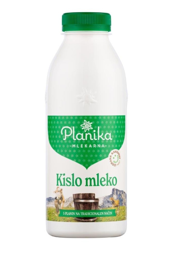 KISLO MLEKO 500 g Mlekarna Planika Akcija v trgovini Spar