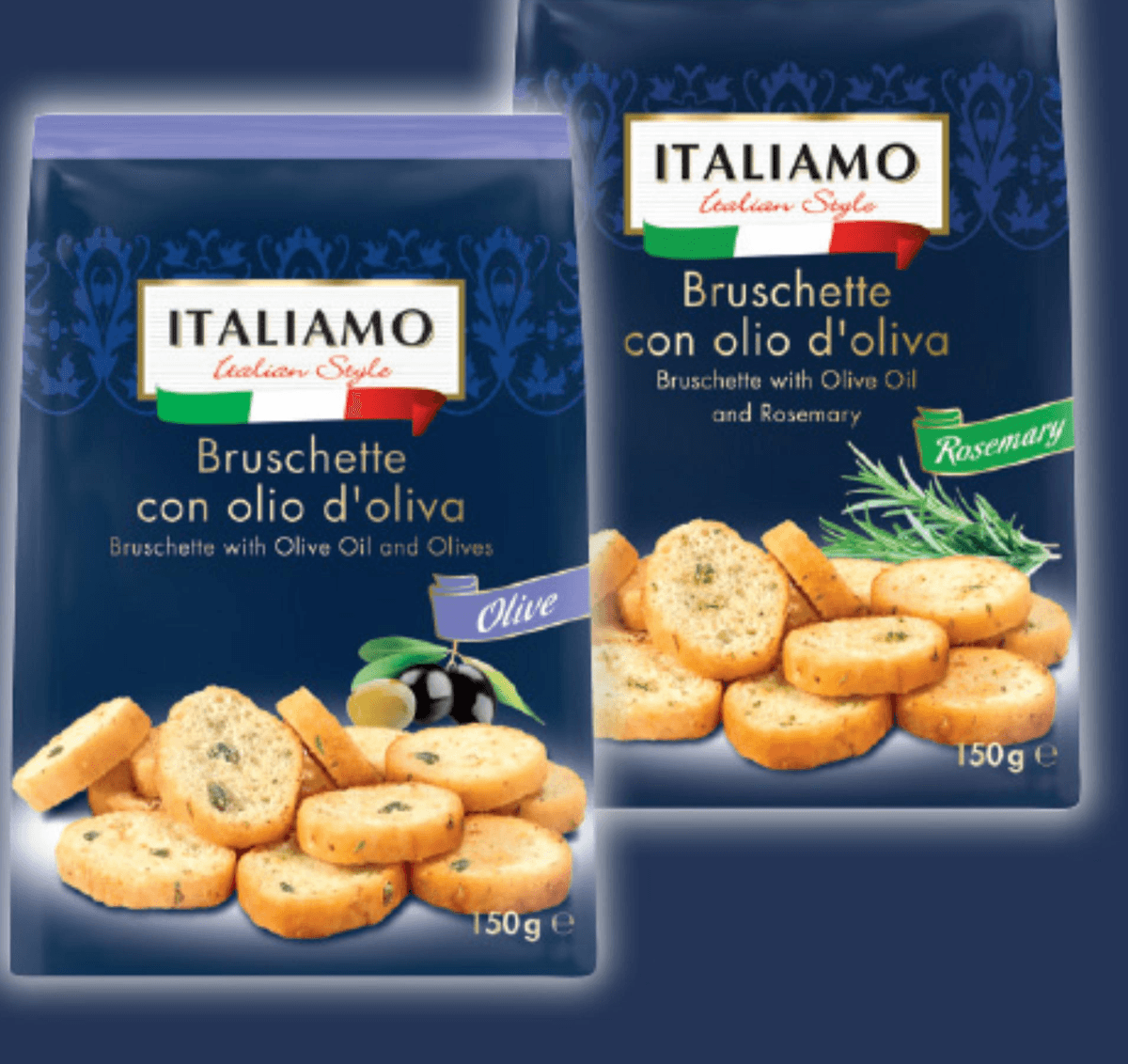 Italiamo Kruhki „Bruschette“ 150 g - Akcija v trgovini Lidl
