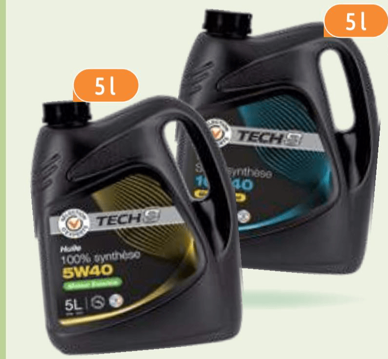 TECH 9 Motorno olje 10W40 5 L - Akcija v trgovini E.Leclerc