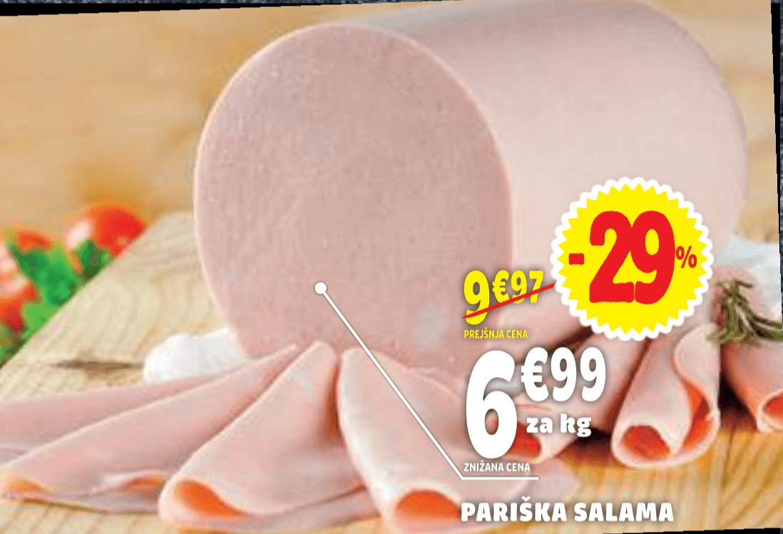 Pariška salama - Akcija v trgovini E.Leclerc