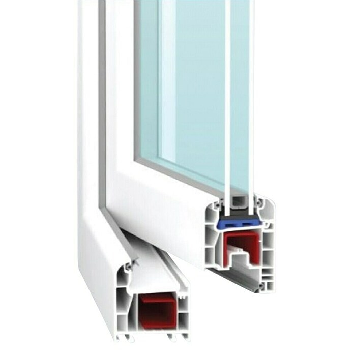 PVC okno 'ECO' 120 x 120 cm - Akcija v trgovini Bauhaus