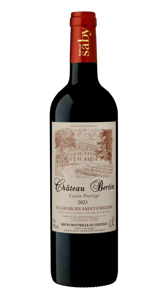 Château Bertin Cuvée Prestige St-Georges Saint-Émilion 0,75 l Akcija v trgovini E.Leclerc