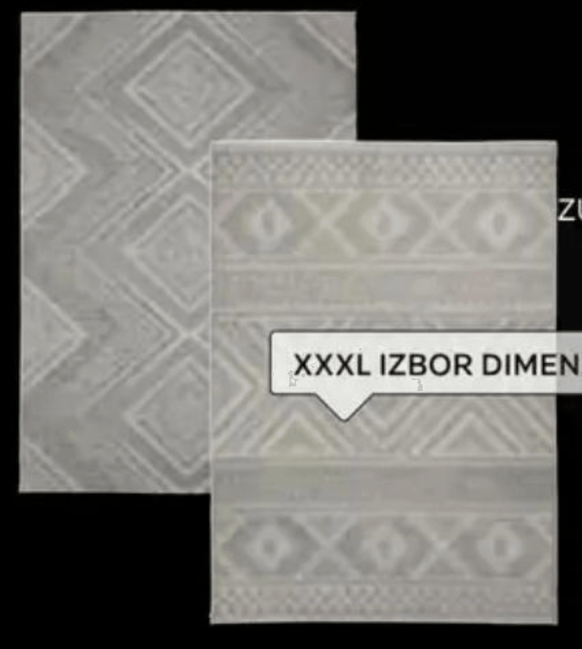 Preproga za zunanjo uporabo „OTTOWA” 120 X 170 cm novel - Akcija v trgovini Lesnina