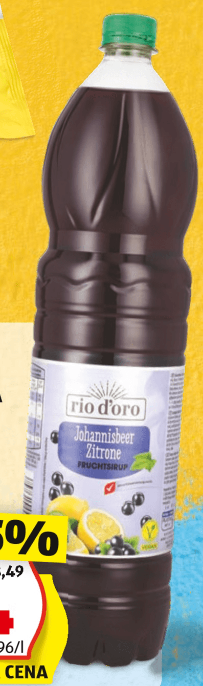 Sirup Ribez-Limona 1,5 l RIO D'ORO - Akcija v trgovini Hofer