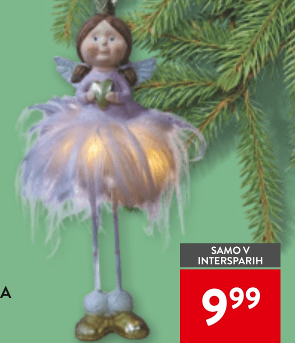 LED keramična vila - Akcija v trgovini Spar