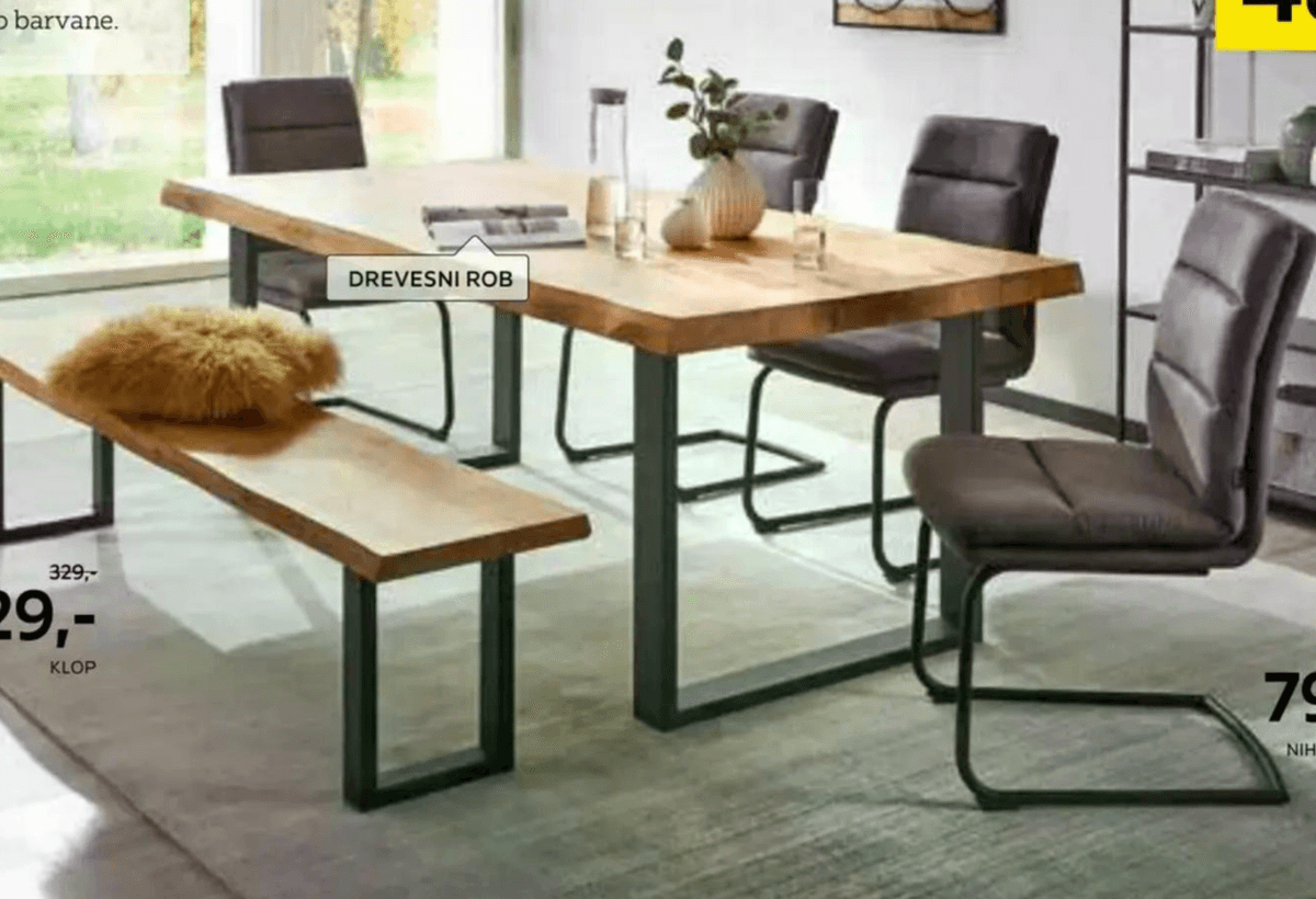 Jedilna miza LANDSCAPE - Akcija v trgovini Lesnina