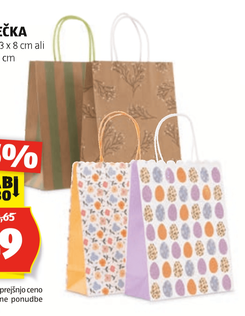 Home Creation Darilna vrečka 2 kosa - Akcija v trgovini Hofer