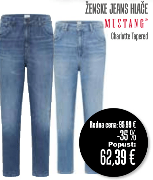 Ženske jeans hlače MUSTANG - Akcija v trgovini Jager