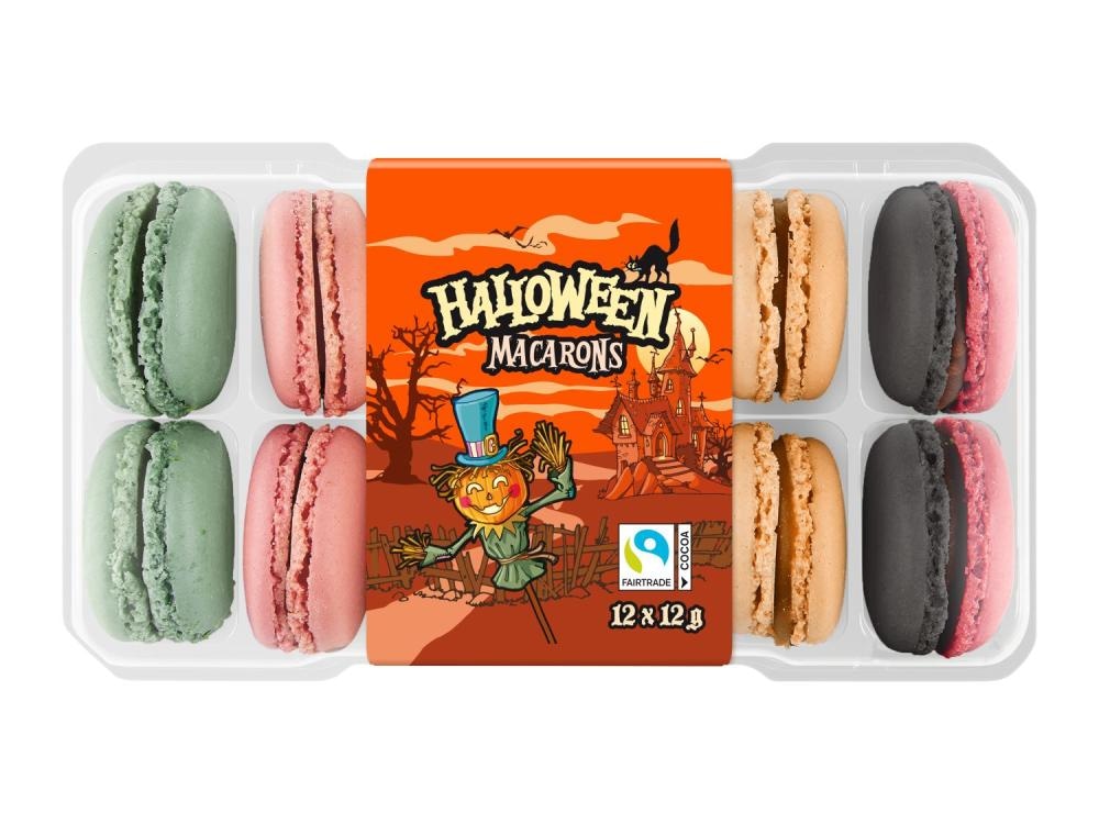 HALLOWEEN Sveži makroni 144 g Akcija v trgovini Lidl