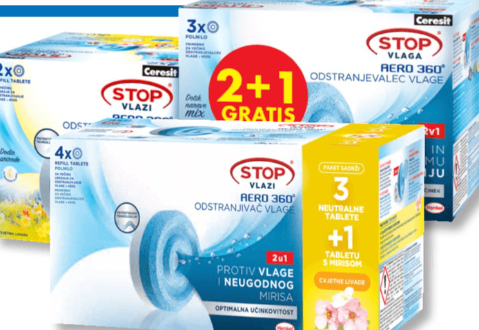 Polnilo za odstranjevalec vlage 'Aero 360°' 1 tableta Ceresit - Akcija v trgovini Bauhaus