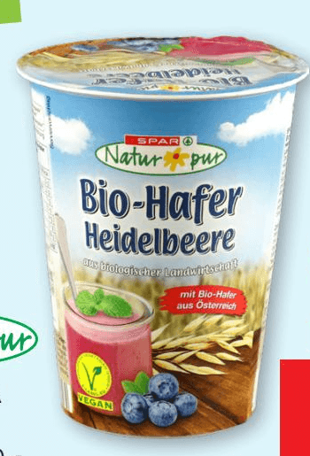 Natur pur Bio-Hafer Heidelbeere 400 g - Akcija v trgovini Spar