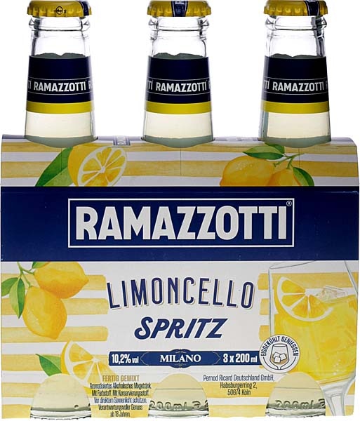 Liker Ramazzotti Limoncello Sprizz 3 x 0,2 l - Akcija u trgovini Mercator