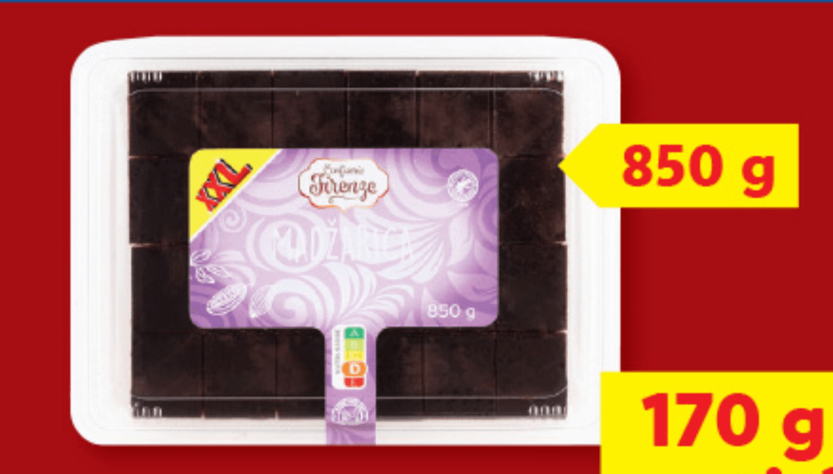 CONFISERIE FIRENZE Madžarica 850 g - Akcija v trgovini Lidl