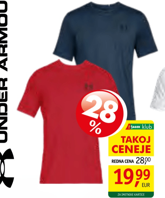Moška majica Under Armour - Akcija v trgovini Jager