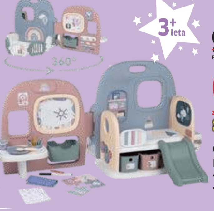 OTROŠKA SOBA ZA DOJENČKE Smoby - Akcija v trgovini E.Leclerc