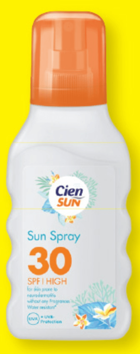 Cien SUN Sprej za sončenje ZF 30 200 ml - Akcija v trgovini Lidl