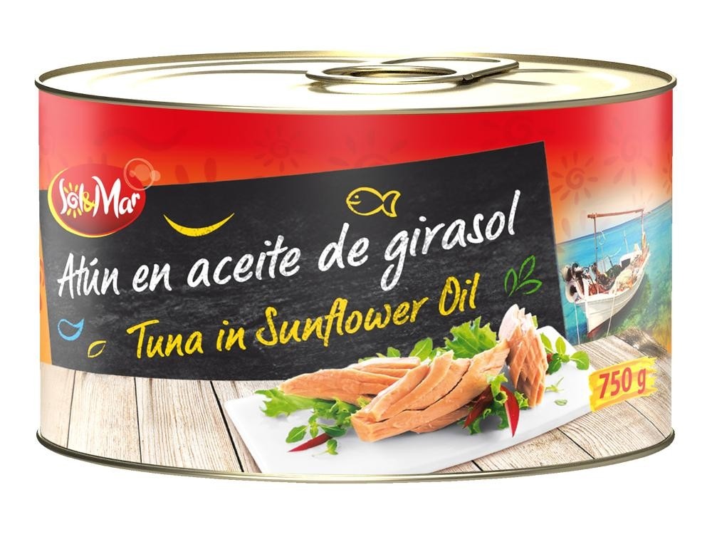 SOL&MAR Črtasti tun v sončničnem olju 750 g Akcija v trgovini Lidl