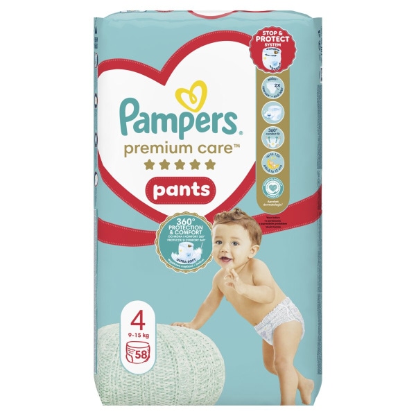 Hlačne plenice Pampers Premium Jumbo - Akcija v trgovini Tuš