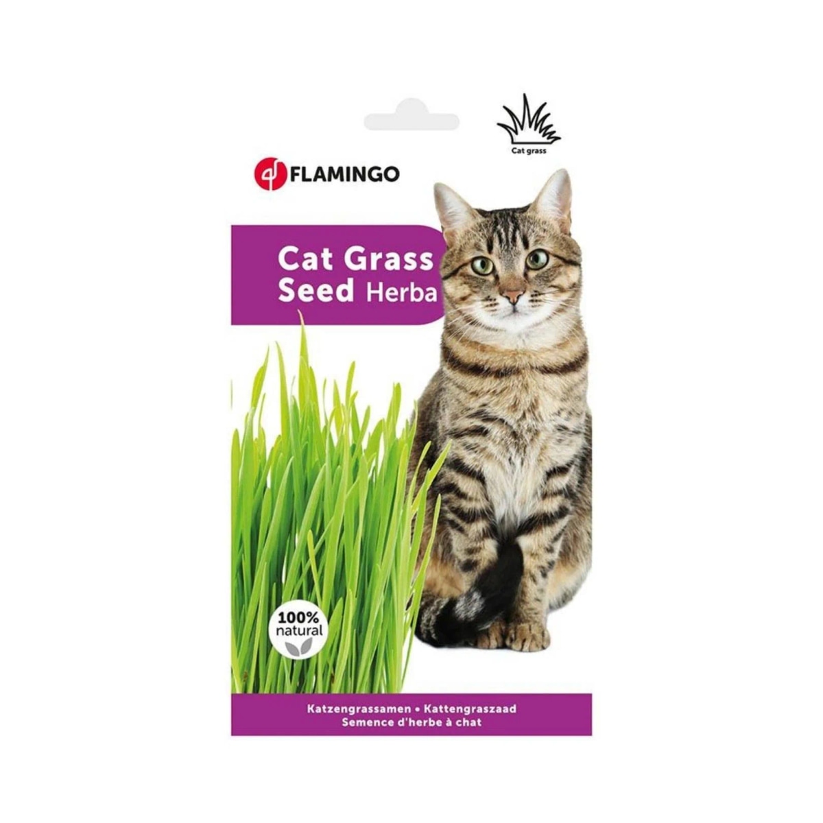 Flamingo Cat Grass Seed Herba - Akcija v trgovini Mr. Pet
