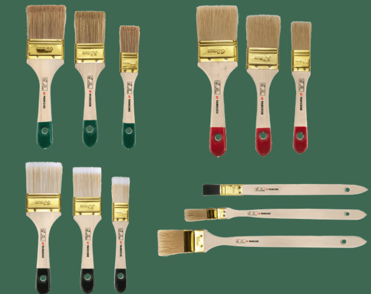 Parkside Izbor kompletov čopičev 3-delni - Akcija v trgovini Lidl