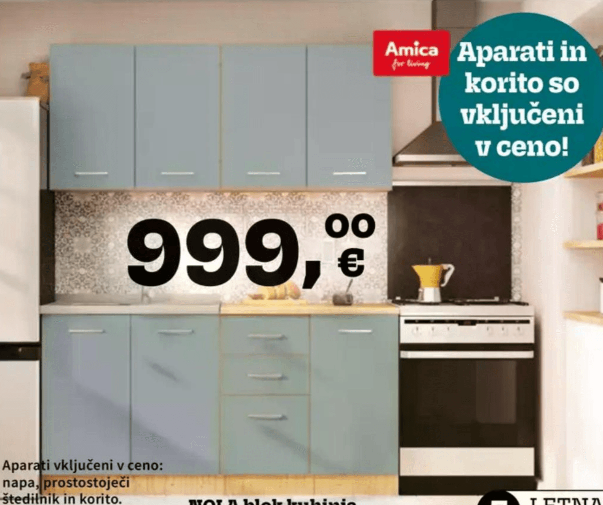 NOLA blok kuhinja 160 cm - Akcija v trgovini Prima