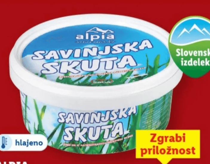 Alpia Savinjska skuta 500 g - Akcija u trgovini Lidl