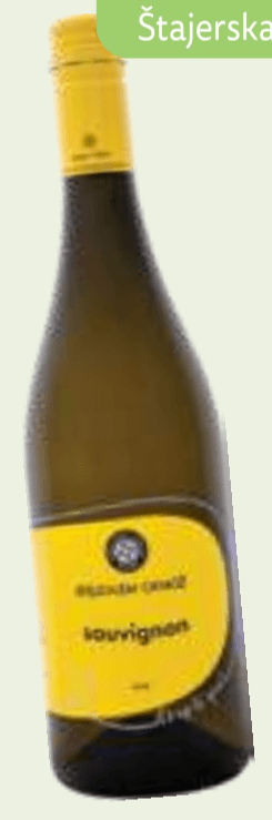 KAKOVOSTNO VINO ZGP SAUVIGNON 0,75 l - Akcija v trgovini E.Leclerc