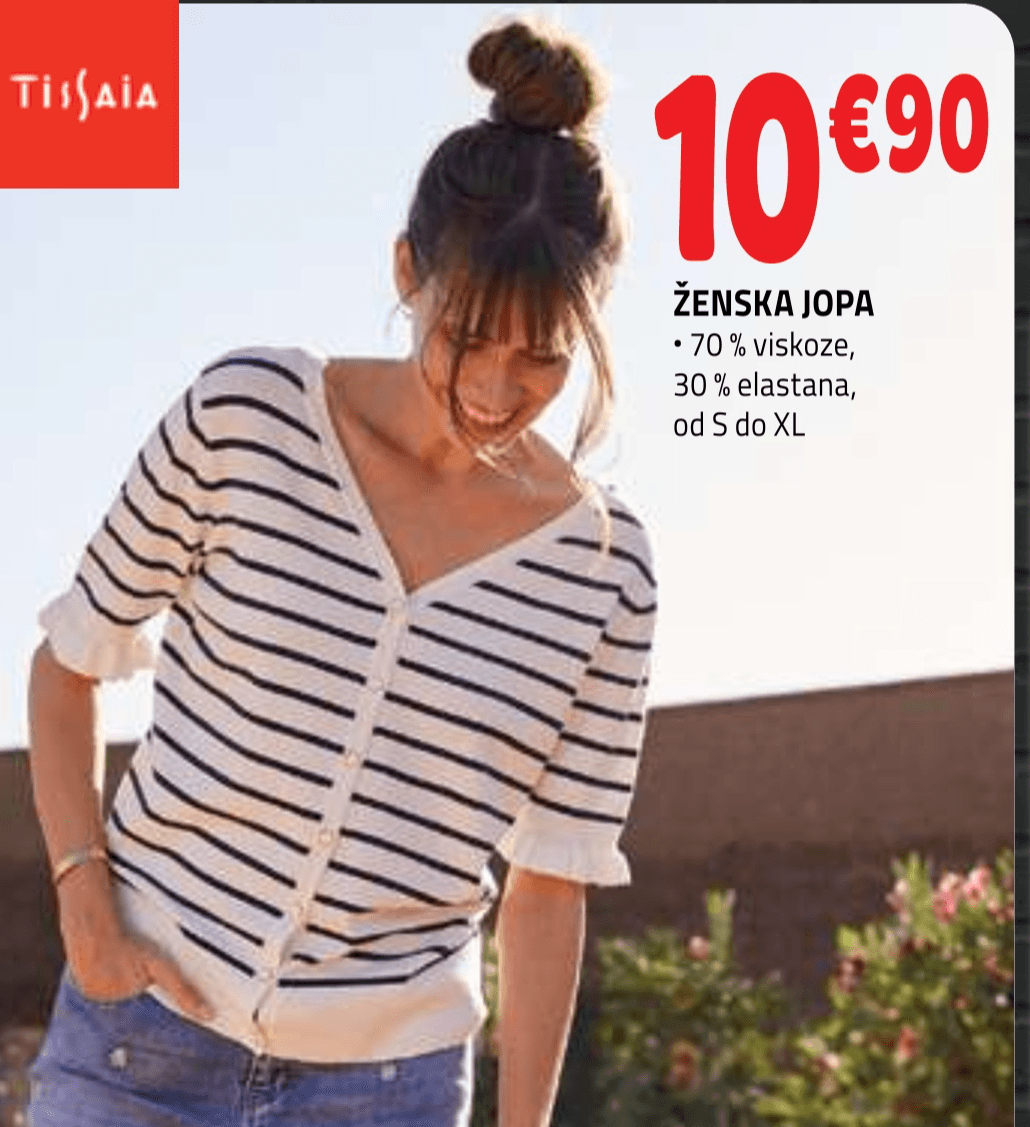 Ženska jopa TISSAIA - Akcija v trgovini E.Leclerc