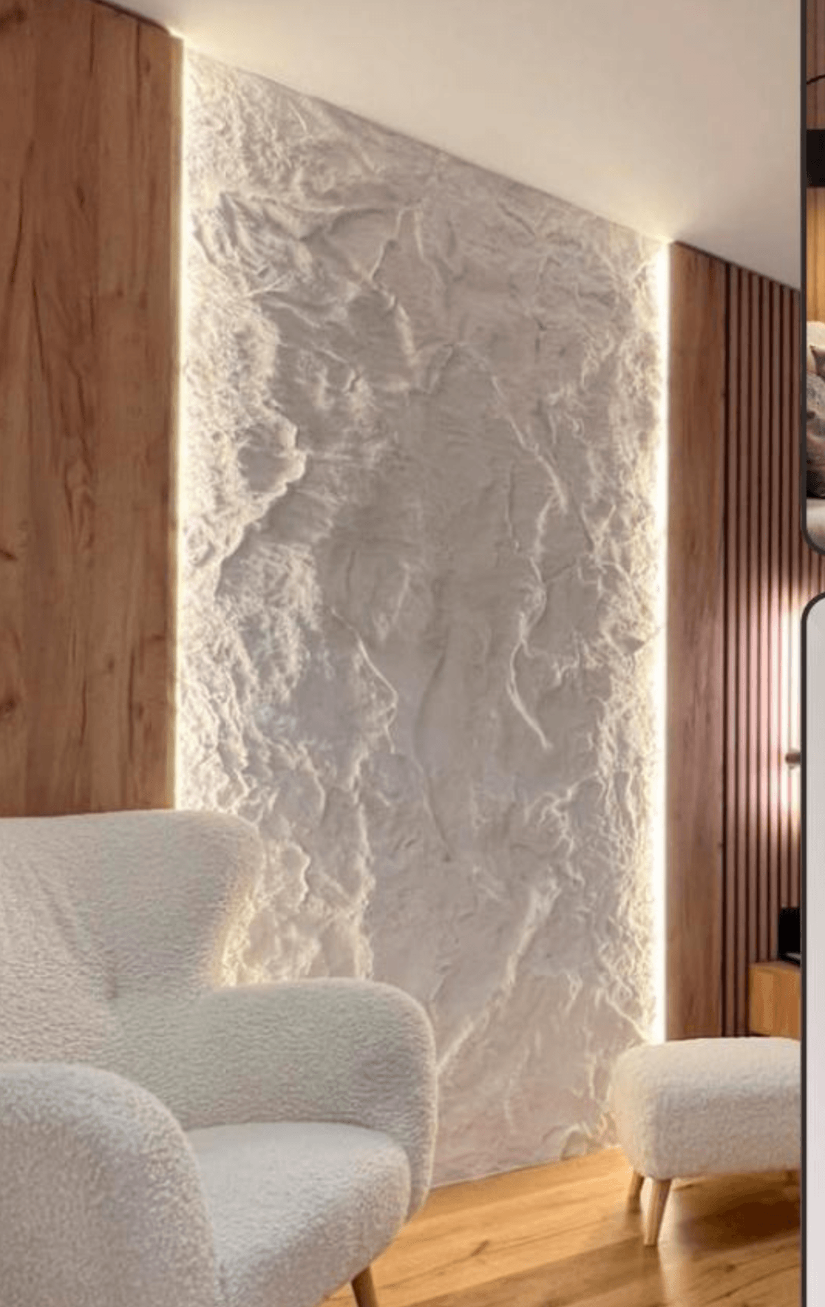 Kamnita stenska plošča 'Luna' 135 x 295 cm - Akcija v trgovini Bauhaus