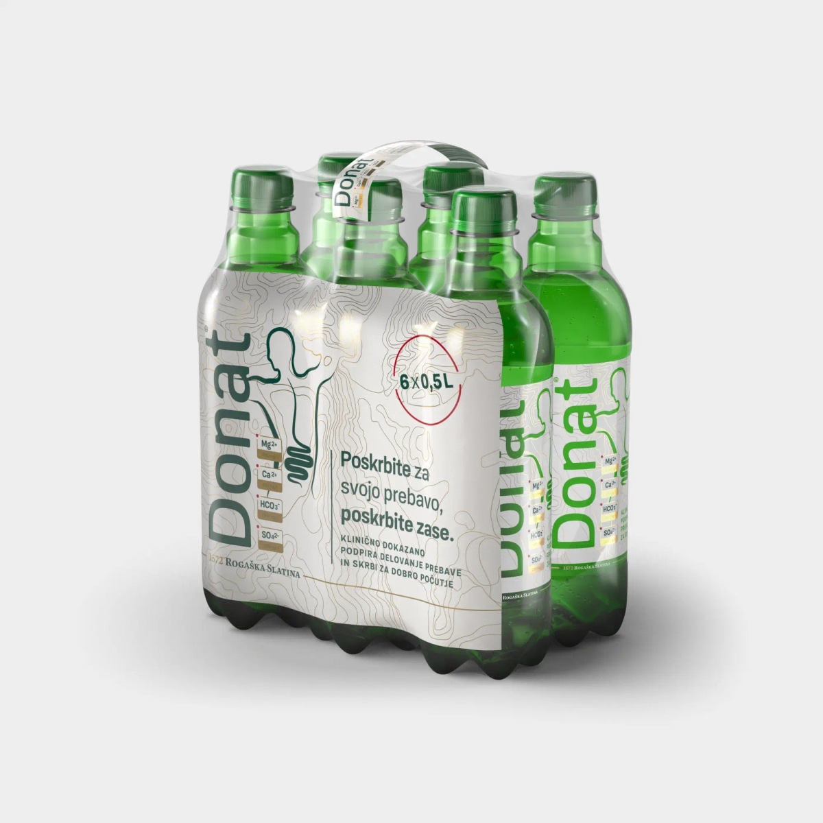 Mineralna voda Donat 6 x 0,5 l - Akcija v trgovini Tuš