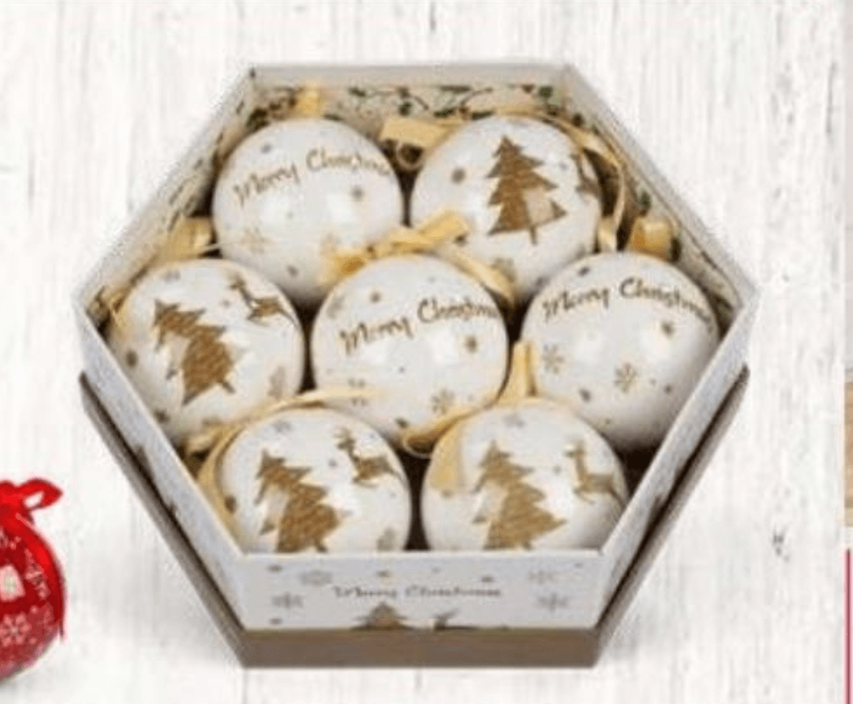 Komplet 7 bunk s potiskom 7 kom Magia di Natale - Akcija v trgovini Eurospin