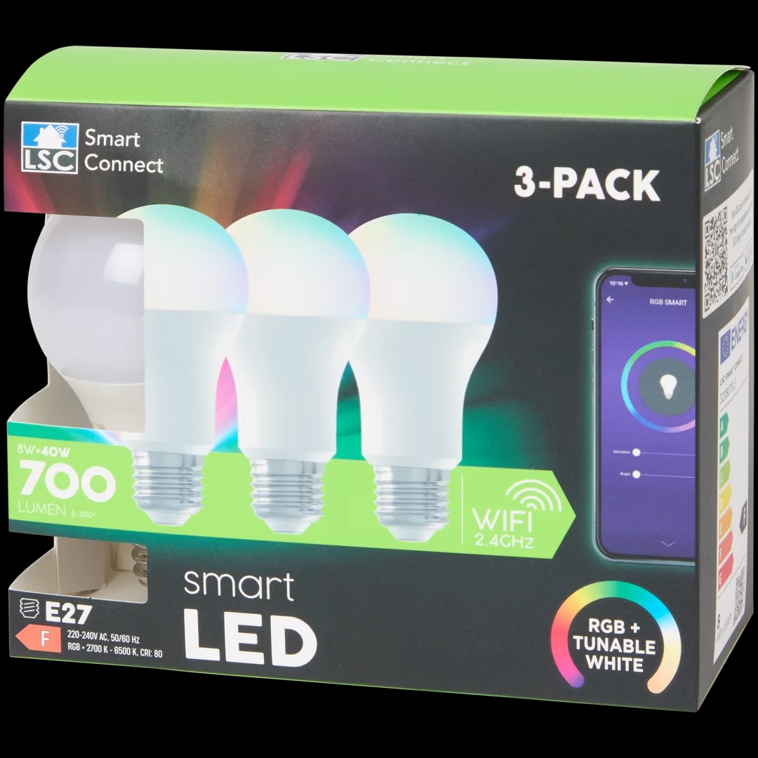 LSC Smart Connect pametna LED žarnica 3 kosi Akcija u trgovini Action