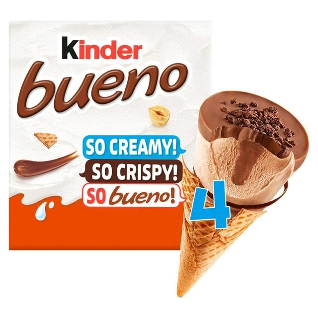 Korent Kinder Bueno 4 x 90 ml Akcija v trgovini Mercator